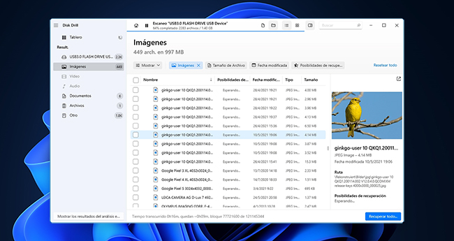 Disk Drill Recuperación de Datos para Windows