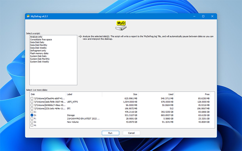 MyDefrag