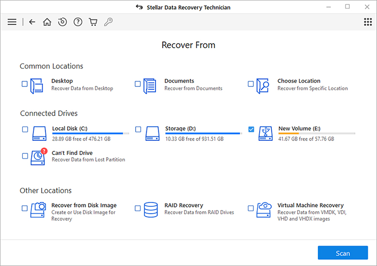 Stellar Photo Recovery