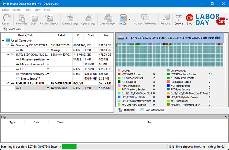 r-studio photo recovery tool