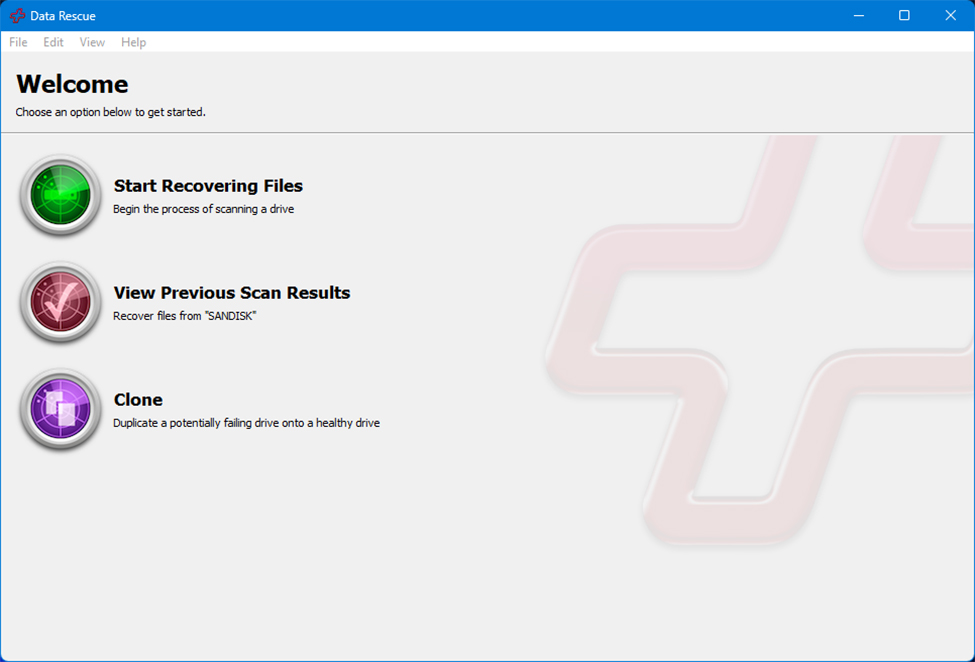 Prosoft Data Rescue 6 Standard Mode