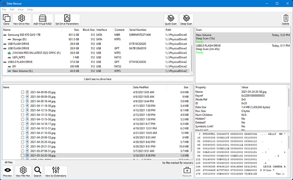 Prosoft Data Rescue 6 Professional Mode