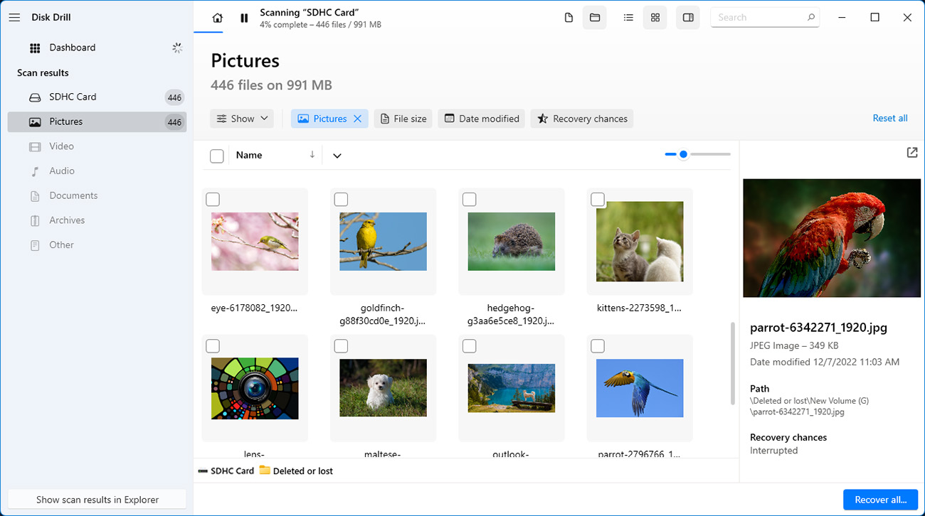 Disk Drill SD Card Recovery