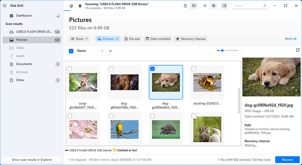disk drill usb data recovery