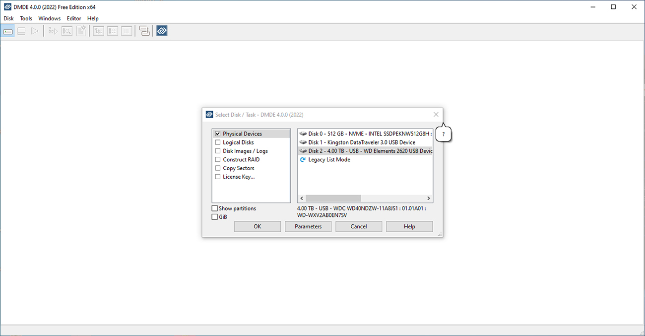 DM Disk Editor and Data Recovery Software RAID constructor
