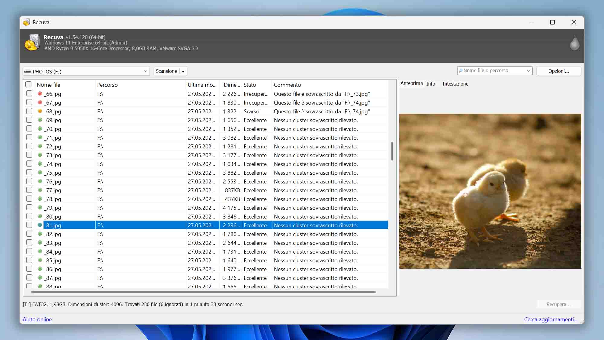  Recuva data recovery