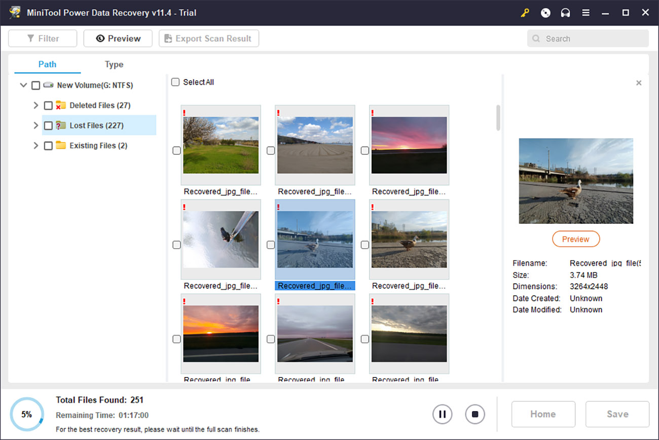 MiniTool Power Data Recovery for sd card