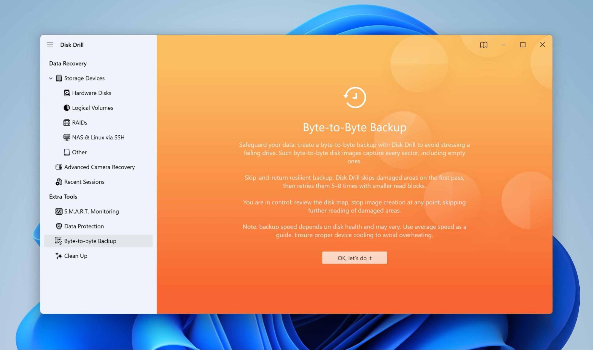 disk drill backup module