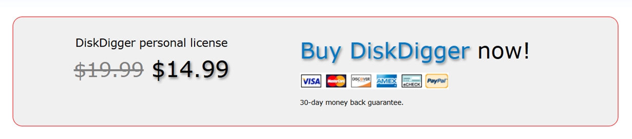 diskdigger pricing