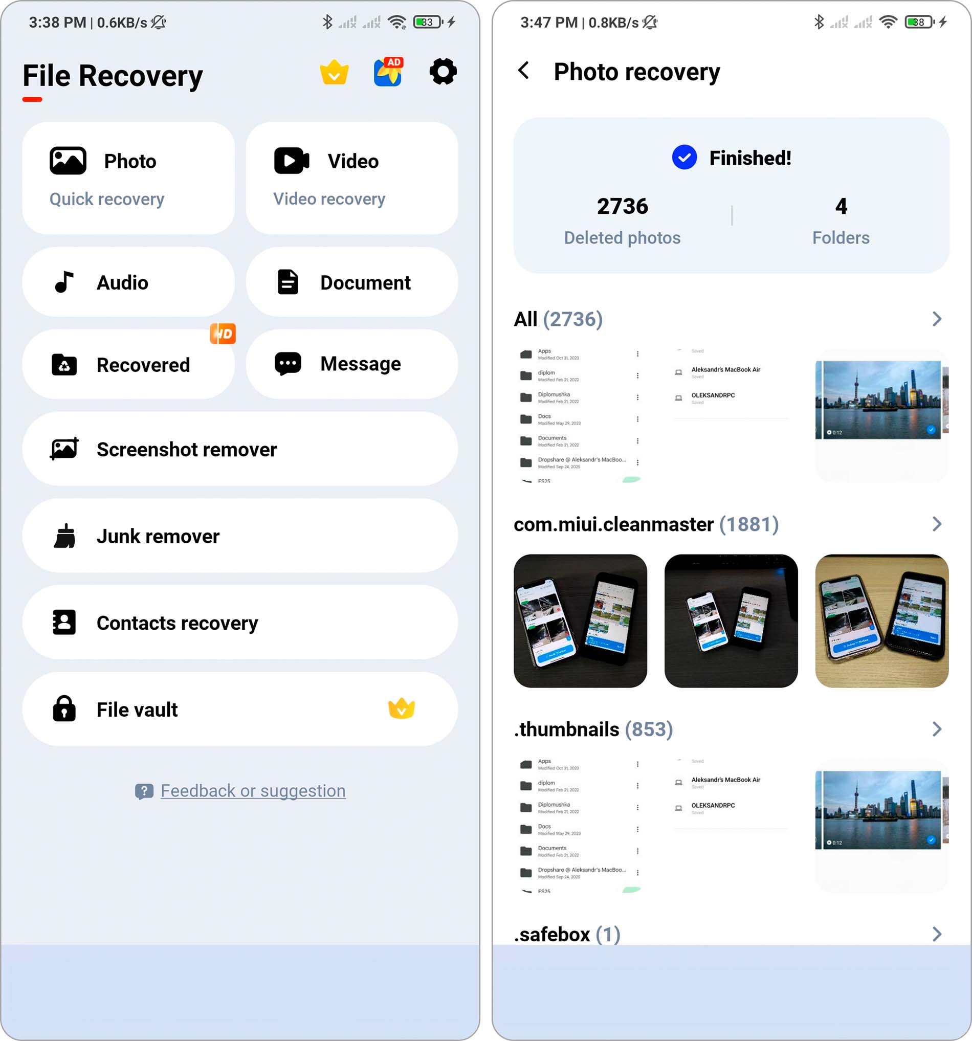 file recovery android app