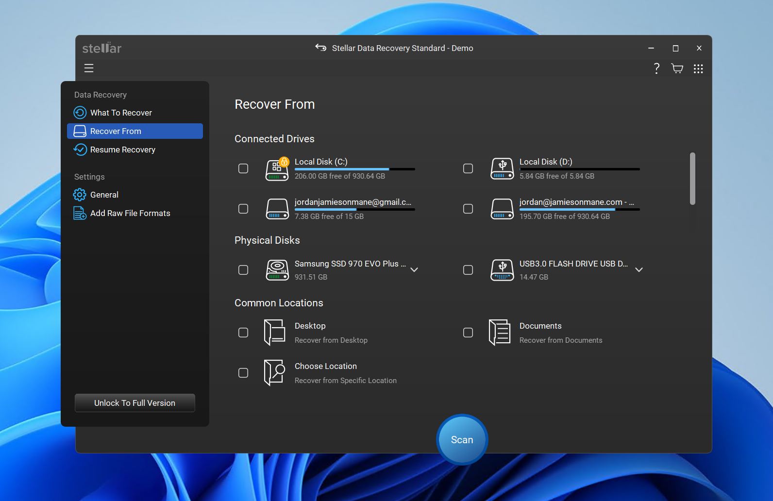Stellar drive select.