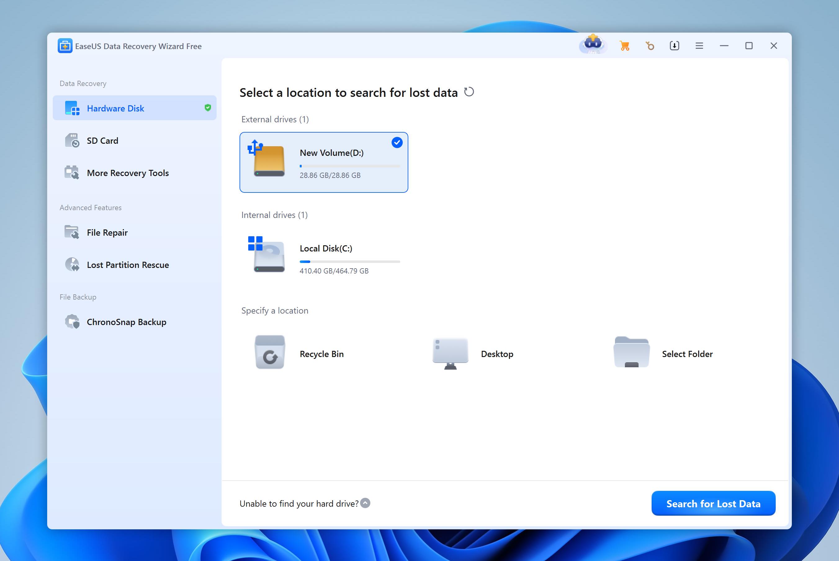 easeus data recovery wizard