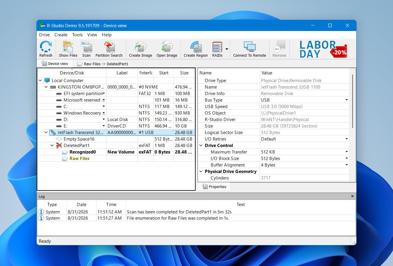 R-studio interface