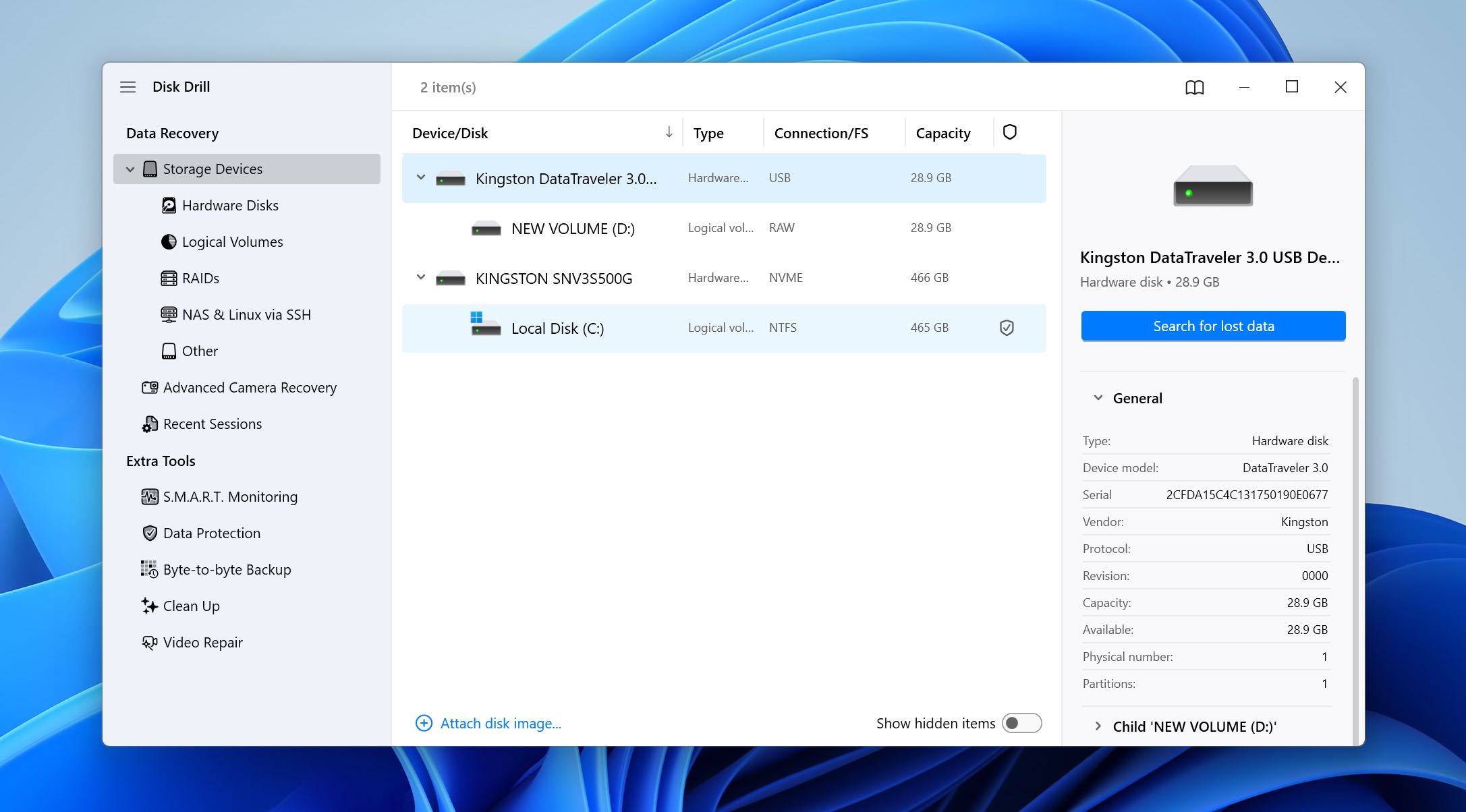 disk drill recovery software