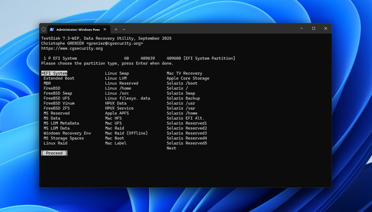 testdisk Usability